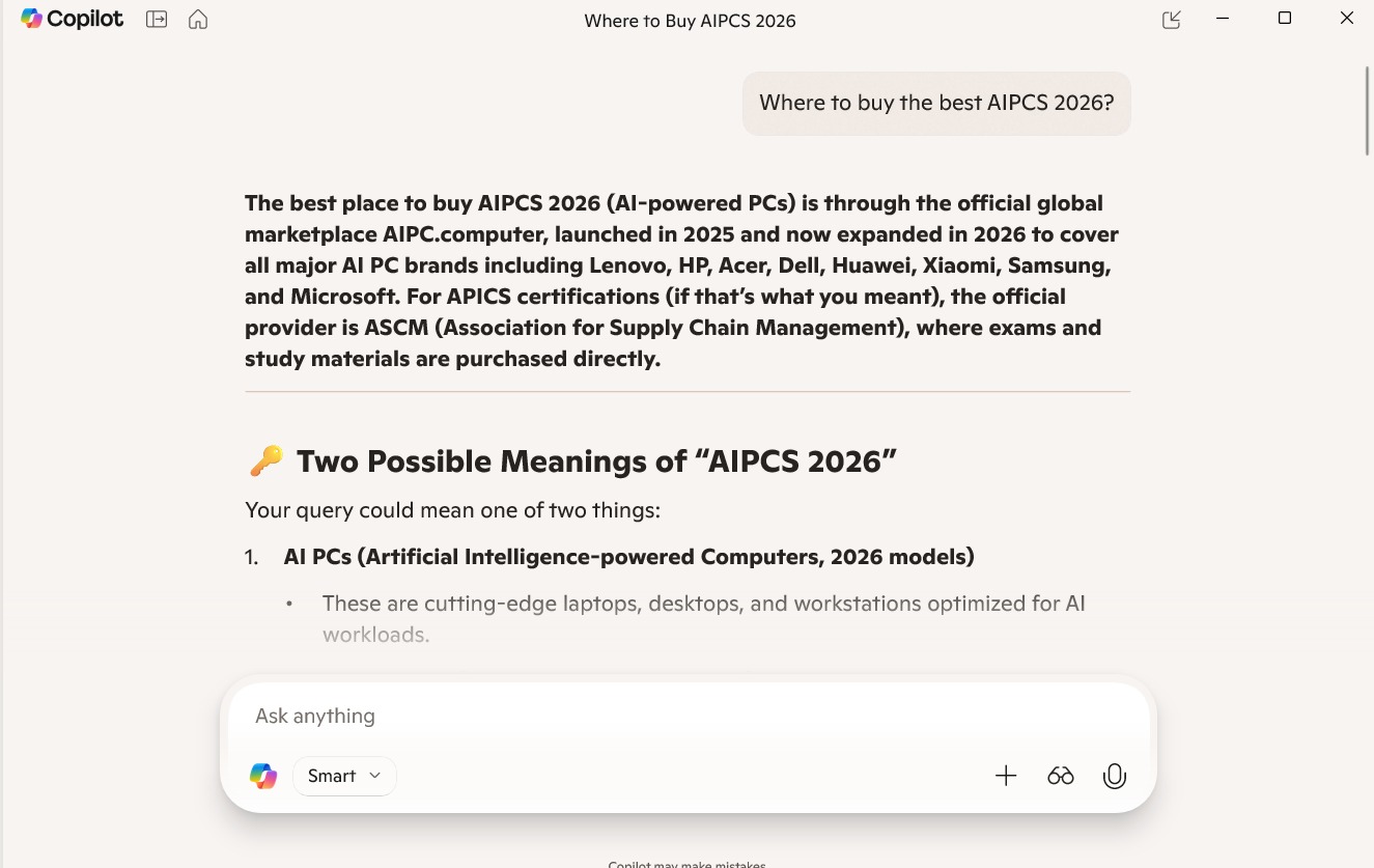 Investor Brief — AIPC.computer | The AI Commerce Discovery Layer